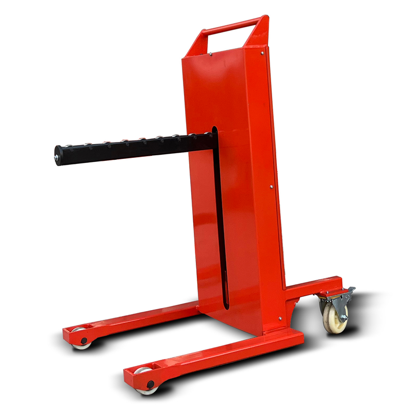 Label reel lifter