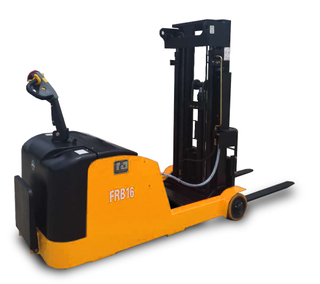 Standing Counterbalanced Electric Forklift Truck 1000kg Lifting Height 3000mm for Narrow Aisle Handling