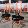 Hydraulic Manual Paper Roll Lifter Manual Stacker Forklift with clamps