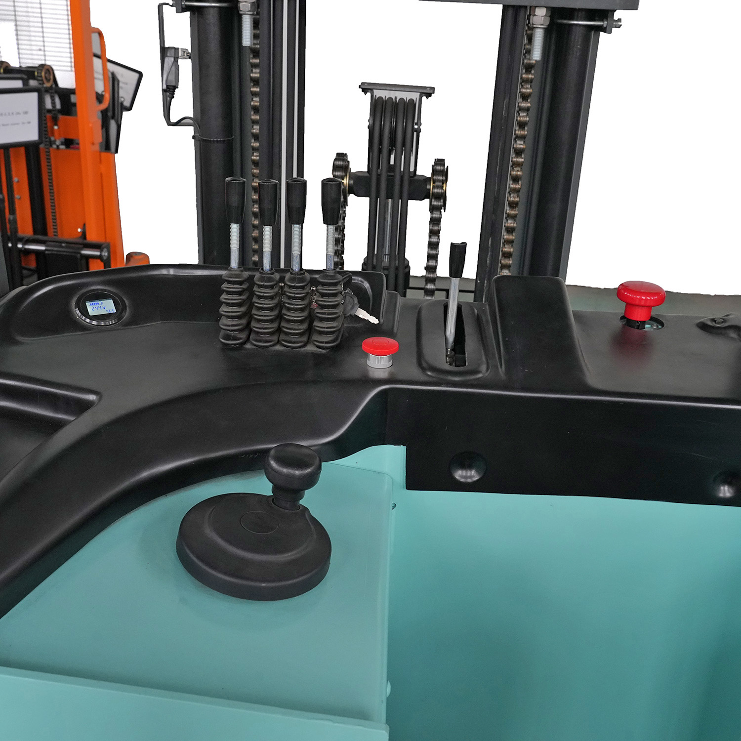 1.5ton 1500kg 2ton 2000kg Electric Reach Truck With Side Shift Lift Height 3m-8m Forklift for Narrow Aisle Warehouse with EPS