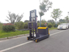 1 Ton Pedestrian Pallet Stacker Electric Counterbalanced stacker Walkie balanced Stacker with PU wheels