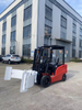 2 Ton 3 Ton 4 Wheel Electric Forklift Truck With Paper Roll Clamp Attachment