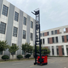Lift height 6 m Capacity 1.5 tons Seat-mounted electric reach truck with high capacity battery