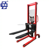 Good practicality rated load 2 tons lifting height 1.6 m Hydraulic manual hand stacker