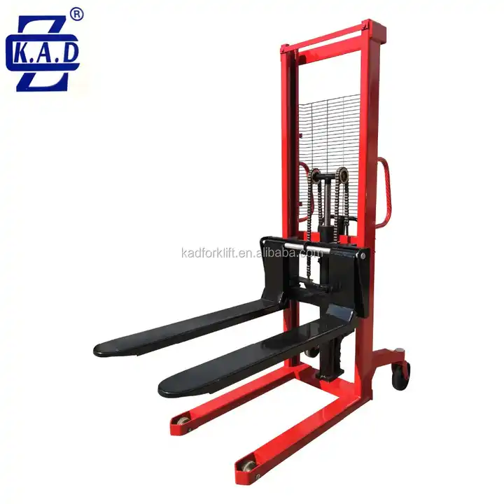 Good practicality rated load 2 tons lifting height 1.6 m Hydraulic manual hand stacker