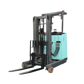 1.5ton 1500kg 2ton 2000kg Electric Reach Truck With Side Shift Lift Height 3m-8m Forklift for Narrow Aisle Warehouse with EPS