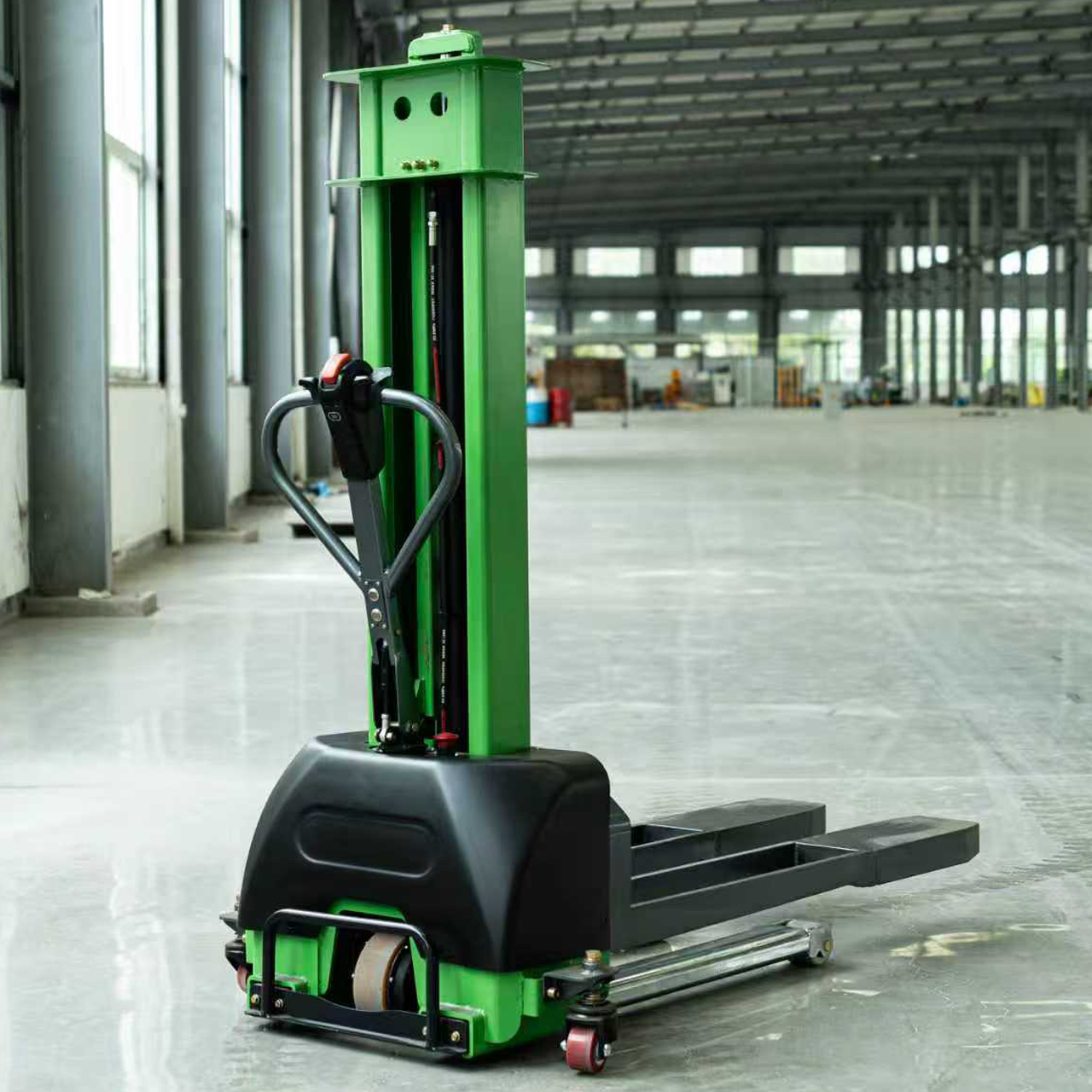 Kayond Portable Full Electric Self-loading Stacker Pallet Truck Self Loading Pallet Stacker(700kg / 1000kg / 1300kg / 1500kg)