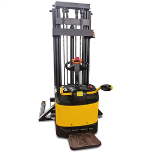 2000kg 3000mm 4500mm straddle leg arm type Europe US standard electric pallet stacker price