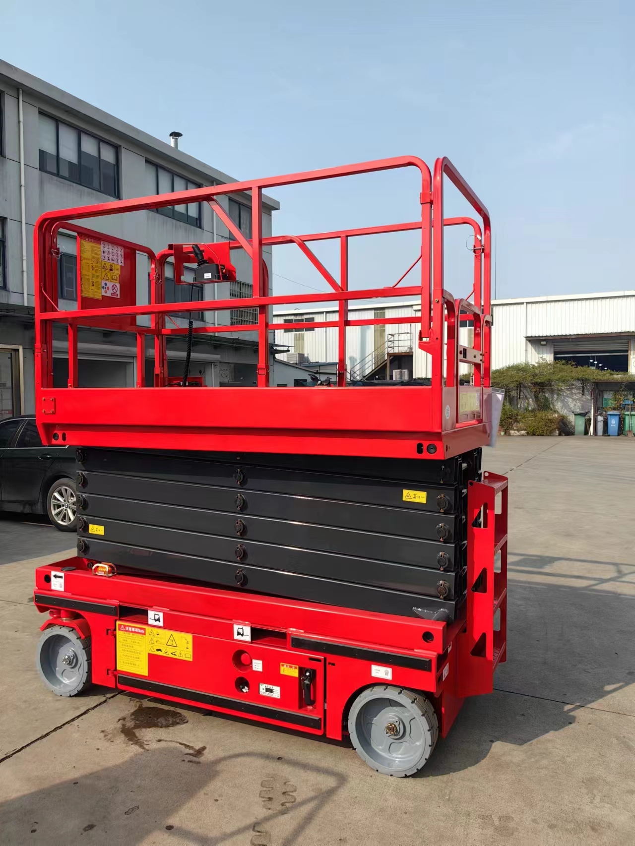 KAD10m 320Kg Electric mobile scissor hydraulic lifting platform for ...