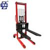 Good practicality rated load 2 tons lifting height 1.6 m Hydraulic manual hand stacker