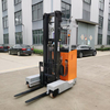 Lift height 6 m Capacity 1.5 tons Seat-mounted electric reach truck with high capacity battery