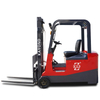 High Quality 1.5 Ton Three Wheel Electric Battery Operated Forklift Truck with DC Power