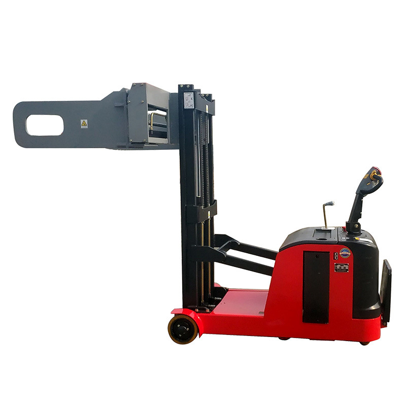 500kg load capacity electric clamp stacker with bale clamp