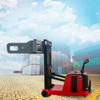 500kg load capacity electric clamp stacker with bale clamp