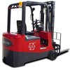 High Quality 1.5 Ton Three Wheel Electric Battery Operated Forklift Truck with DC Power