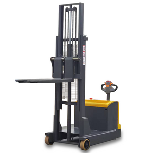 1 Ton Pedestrian Pallet Stacker Electric Counterbalanced stacker Walkie balanced Stacker with PU wheels