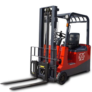 High Quality 1.5 Ton Three Wheel Electric Battery Operated Forklift Truck with DC Power