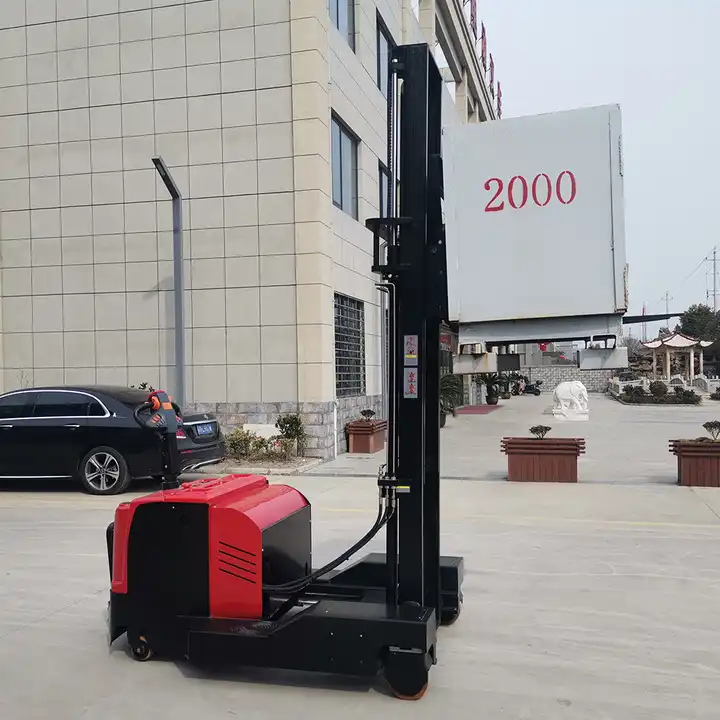 1500kg-2000Kg Electric Pallet Stacker 3m Lifting Height Multi Directional Narrow Aisle