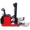 1500 Kg Electric Roll Lifter Stacker 180 360 Degree Roll Clamp Convenient Storage Moving Equipment