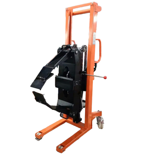 Hydraulic Manual Paper Roll Lifter Manual Stacker Forklift with clamps
