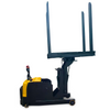 CE Certificated Full Electric Pile Turner Stacker 1Ton 1000kg 1000mm Lift With Rotation 360 Degree