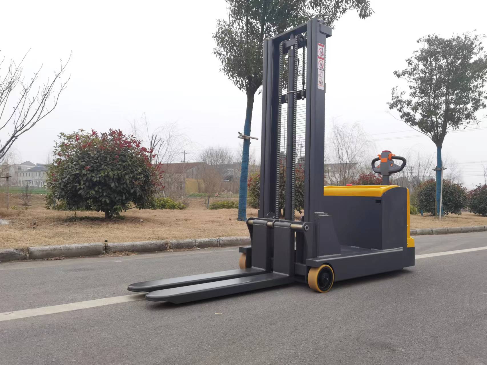 900kg 1000kg Electric walkie stacker Counterbalanced Stacker without legs